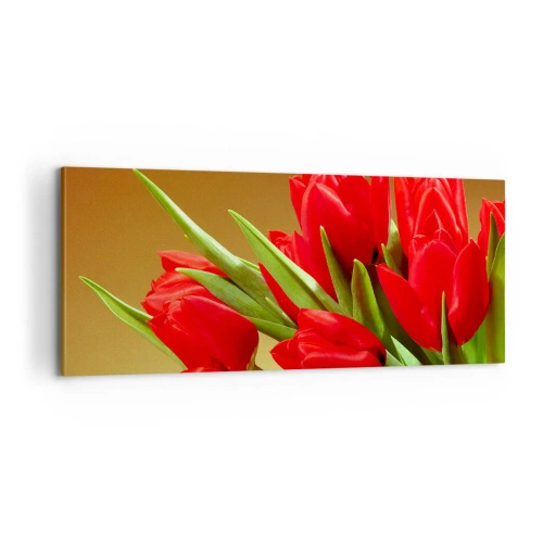 Obraz na plátne - Púčik jarnej radosti - 100x40 cm