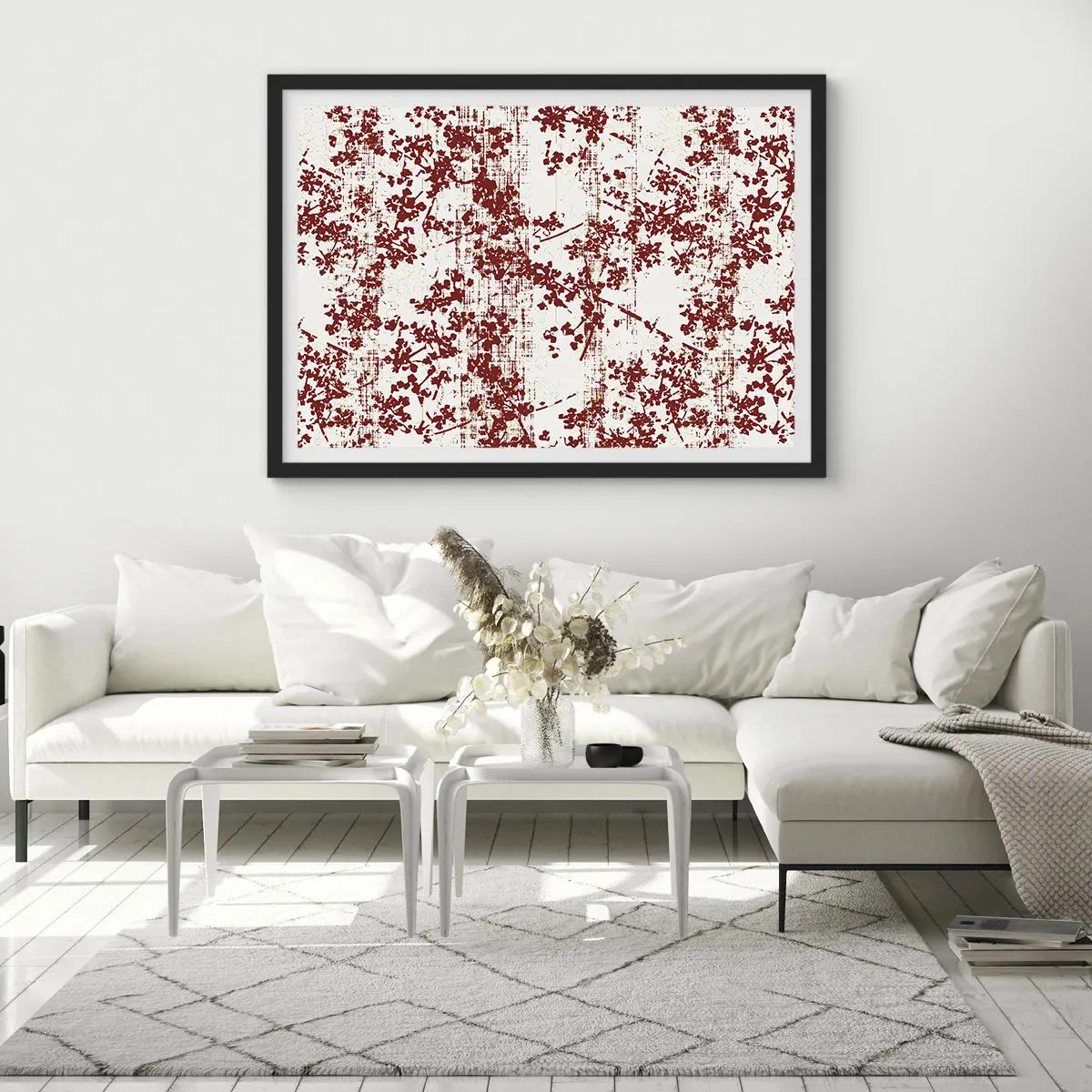 Plagát v čiernom ráme - Staré kaliko - 100x70 cm