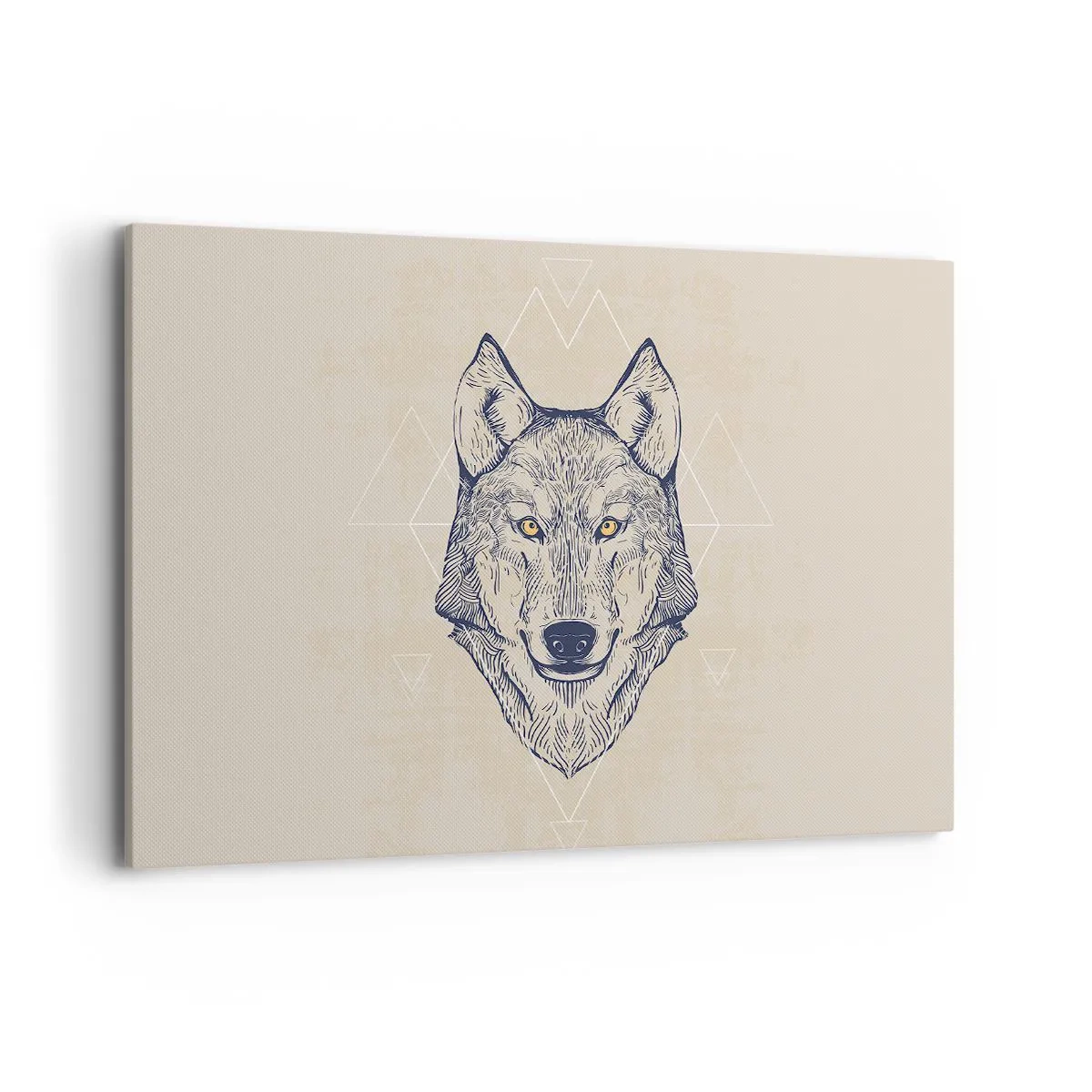 Obraz na plátne - Alfa o prenikavom pohľade - 120x80 cm