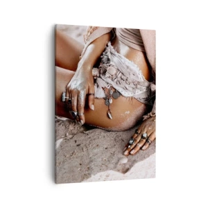 Obraz na plátne - Vyplavená na breh? - 50x70 cm