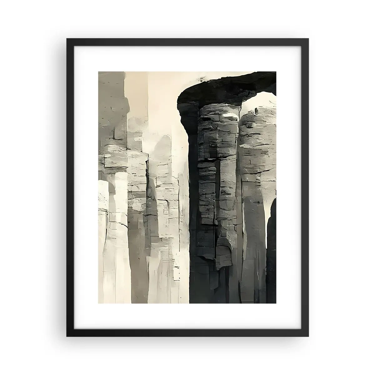 Plagát v čiernom ráme - Majestátnosť starožitnosti - 40x50 cm