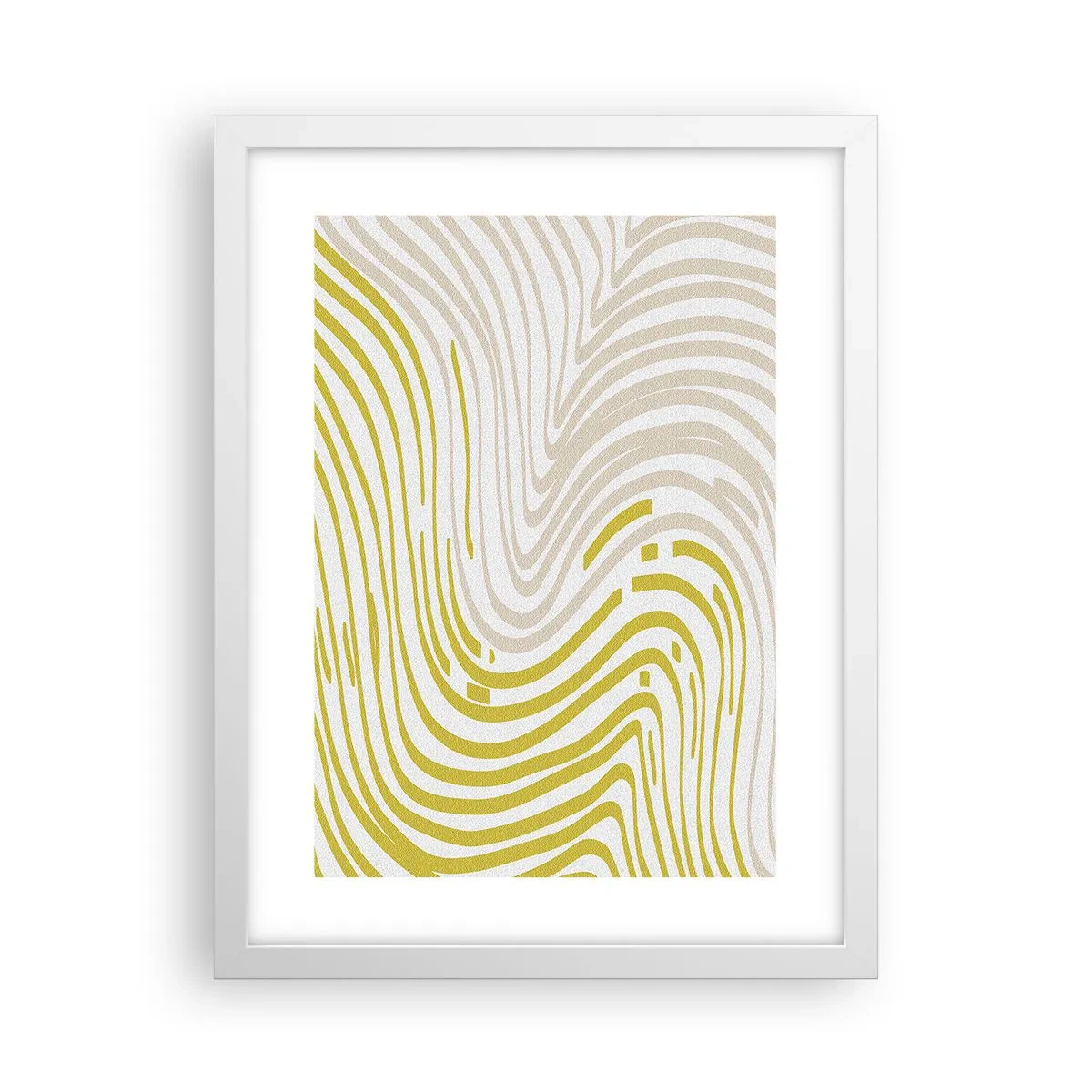 Plagát v bielom ráme - Kompozícia s miernym ohybom - 30x40 cm