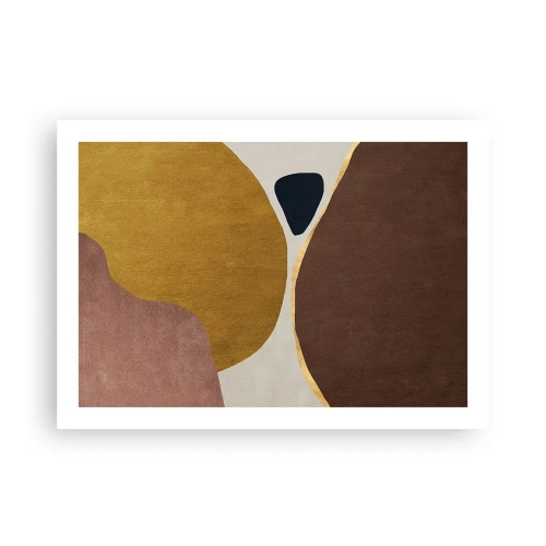 Plagát - Abstrakcia – miesto v priestore - 70x50 cm