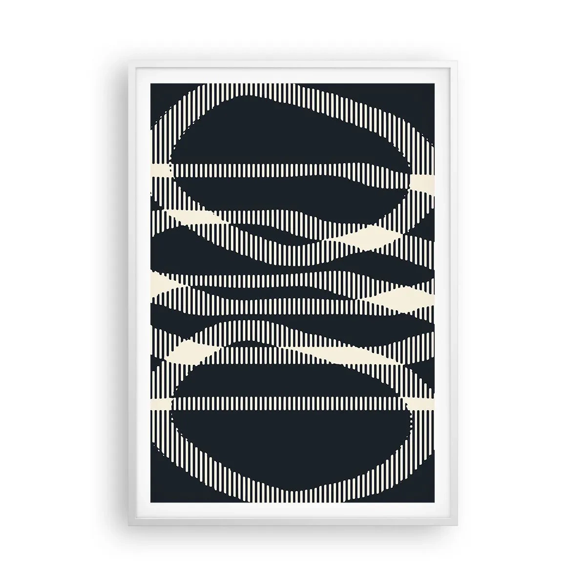 Plagát v bielom ráme - Pokus o prelomenie temnoty - 70x100 cm