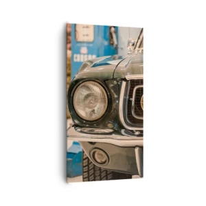 Obraz na plátne - Stretnutie s legendou - 65x120 cm