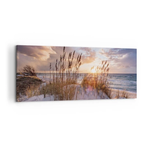 Obraz na plátne - Rozlúčka so slnkom a vetrom - 120x50 cm