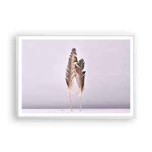 Plagát v bielom ráme - Proti ničote - 100x70 cm