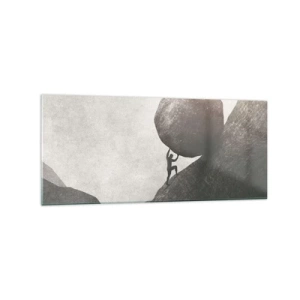 Obraz na skle - Verím, proti všetkej nádeji - 120x50 cm