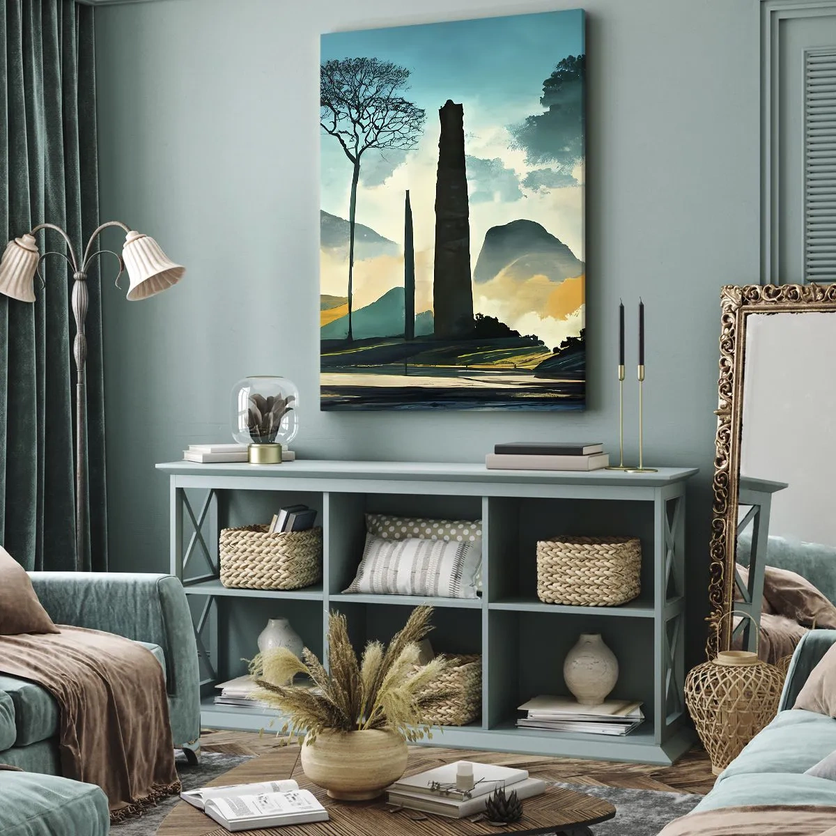 Obraz na plátne - Vyššie a vyššie - 50x70 cm