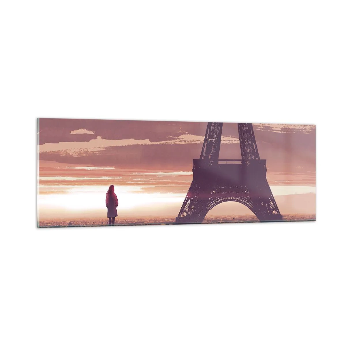 Obraz na skle - Iba tie dve - 90x30 cm