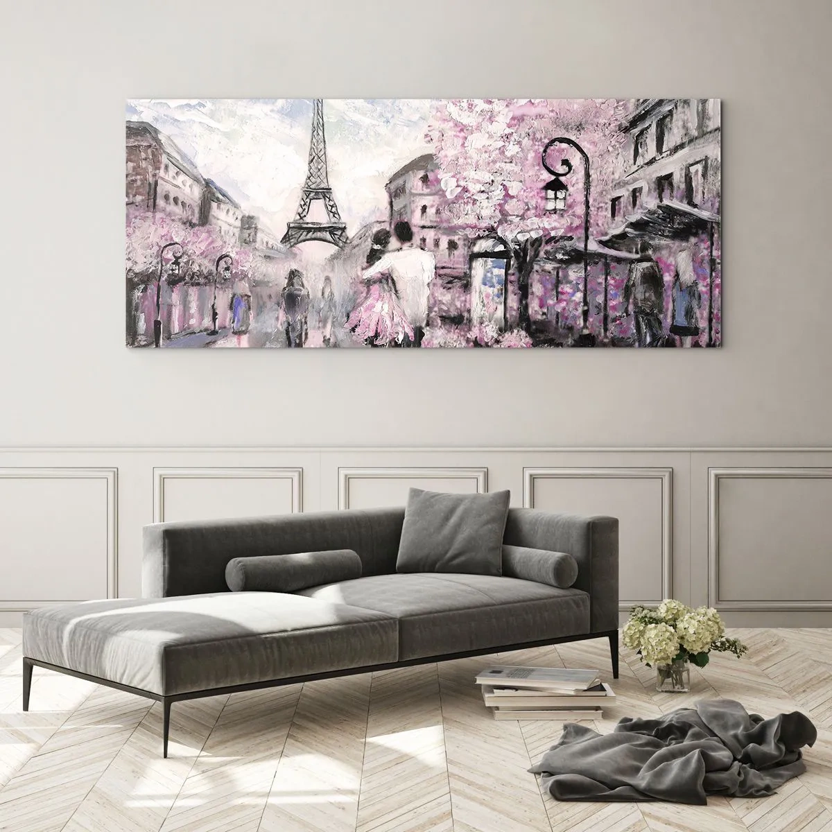 Obraz na skle - Keď sa zamilovať, tak len v… - 100x40 cm