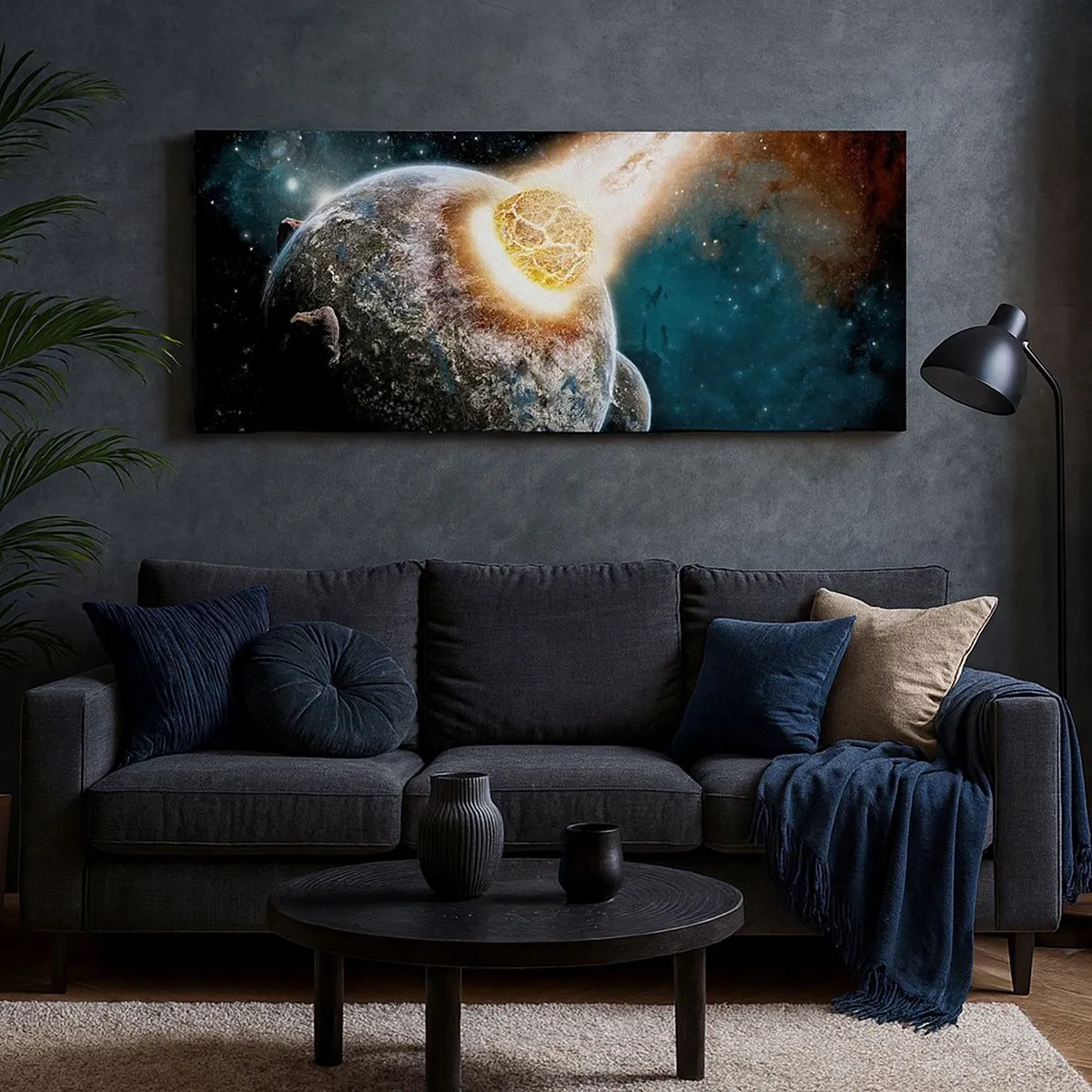 Obraz na plátne - Skaza alebo narodenie? - 100x40 cm