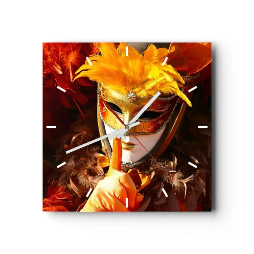 Nástenné hodiny - Tajomstvo je časťou hry - 30x30 cm