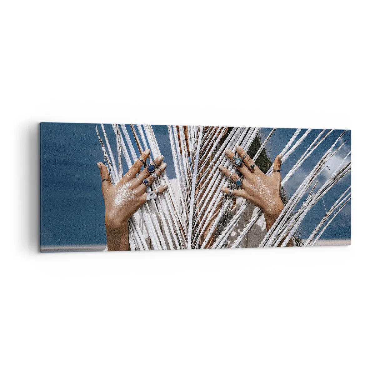 Obraz na plátne - Šamanové dievča? - 140x50 cm