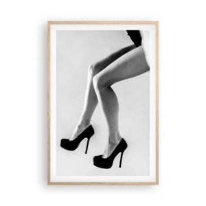 Plagát v ráme zo svetlého duba - Večná ženskosť - 61x91 cm