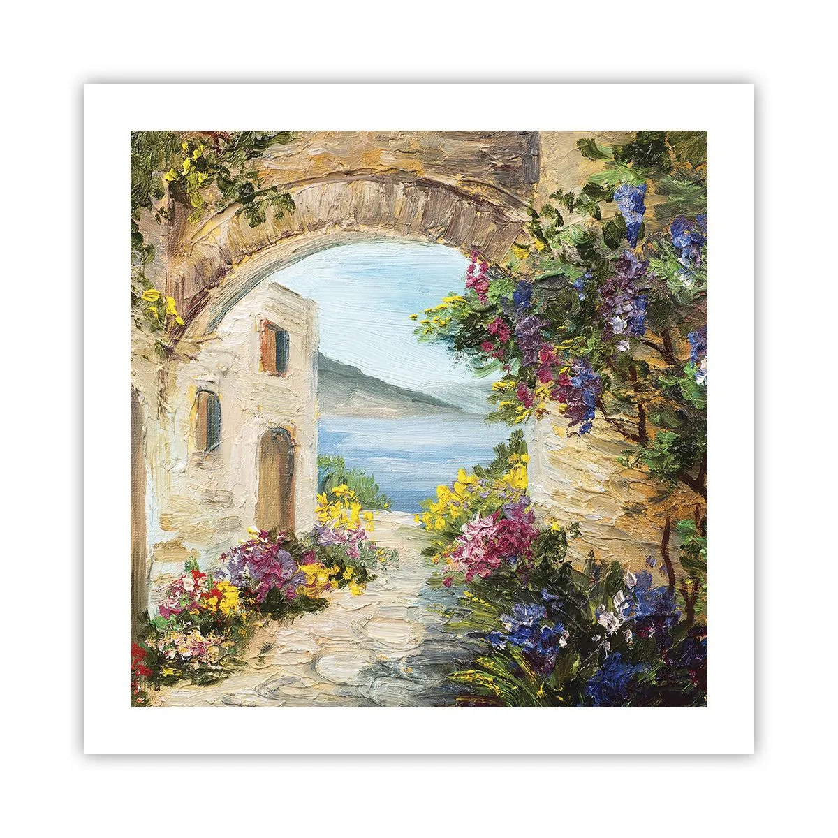 Plagát - Pôvab pobrežnej krajiny - 50x50 cm