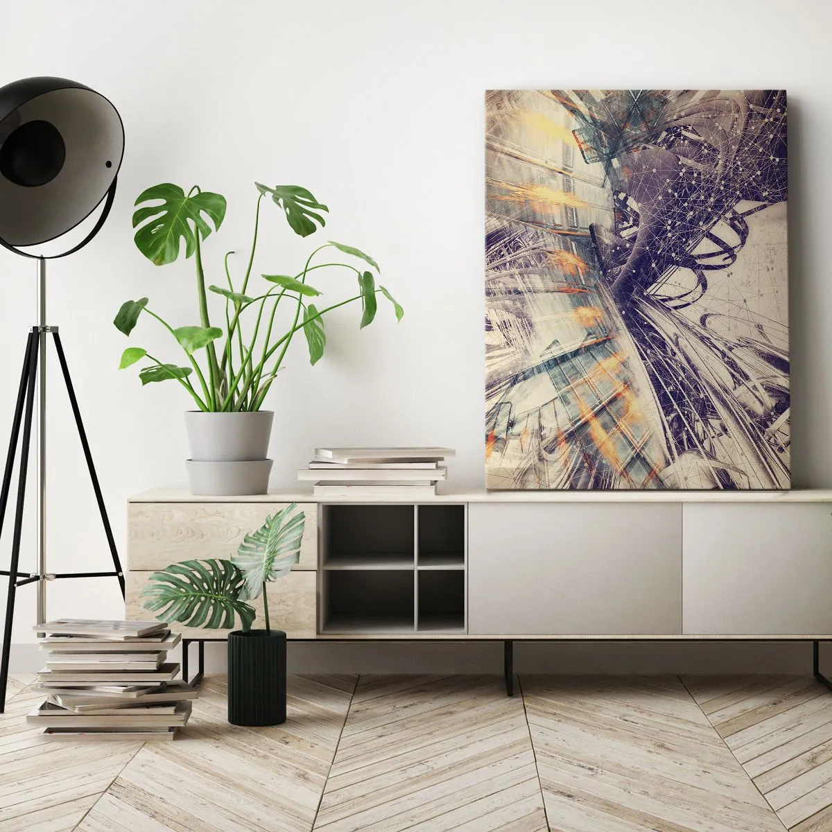 Obraz na plátne - Vo veľkom zhone - 50x70 cm