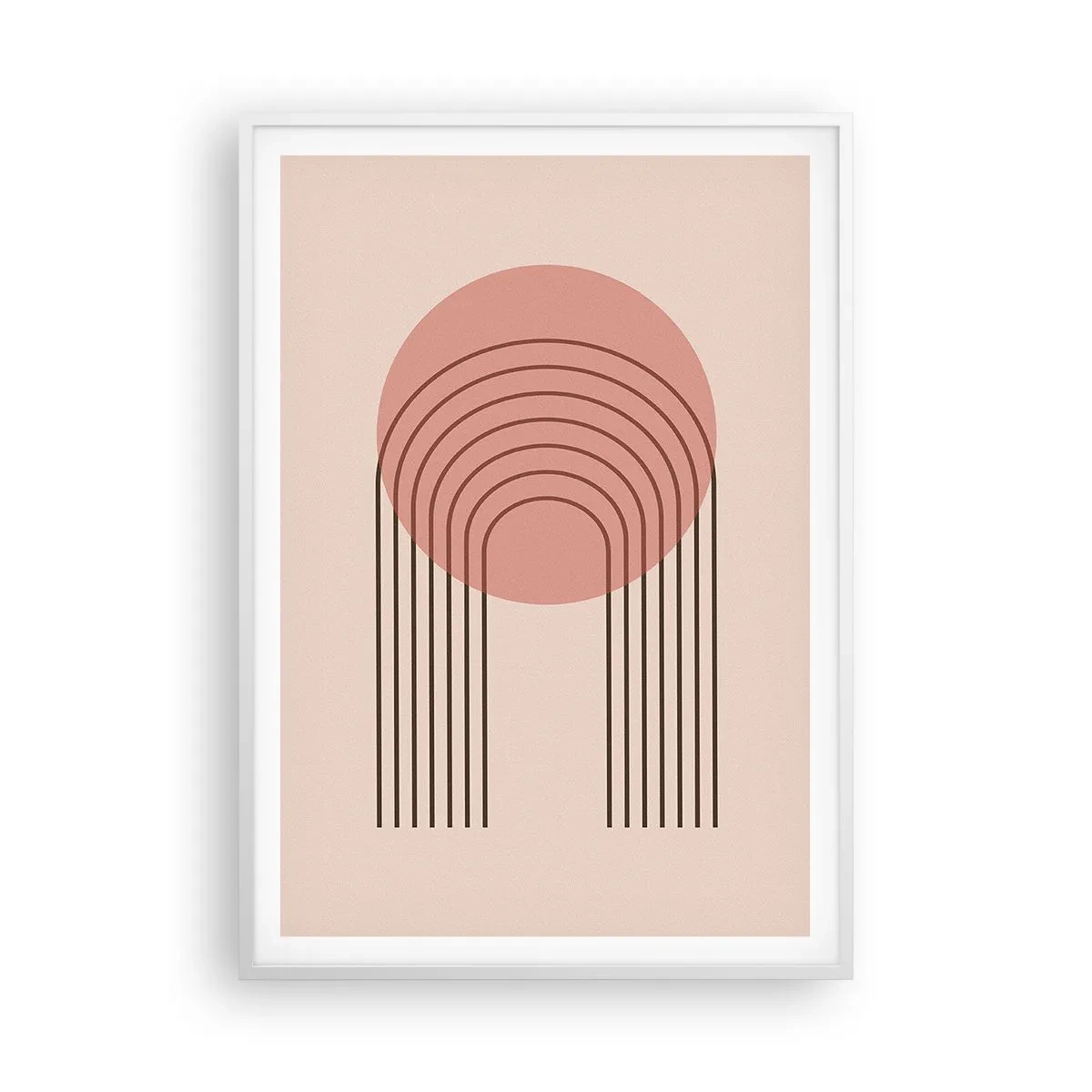 Plagát v bielom ráme - Neodolateľná príťažlivosť - 70x100 cm