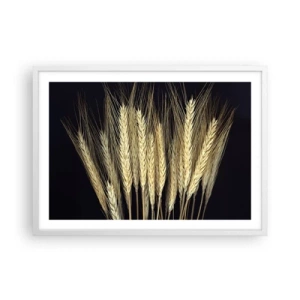 Plagát v bielom ráme - Rustikálna mágia - 70x50 cm