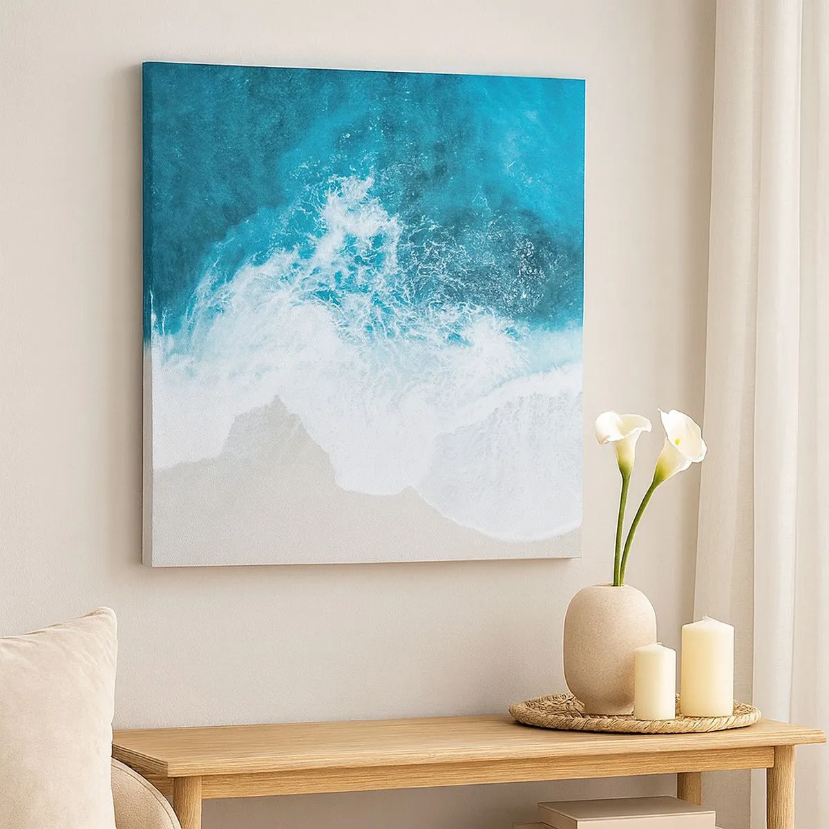 Obraz na plátne - Prirodzené pohladenie - 30x30 cm