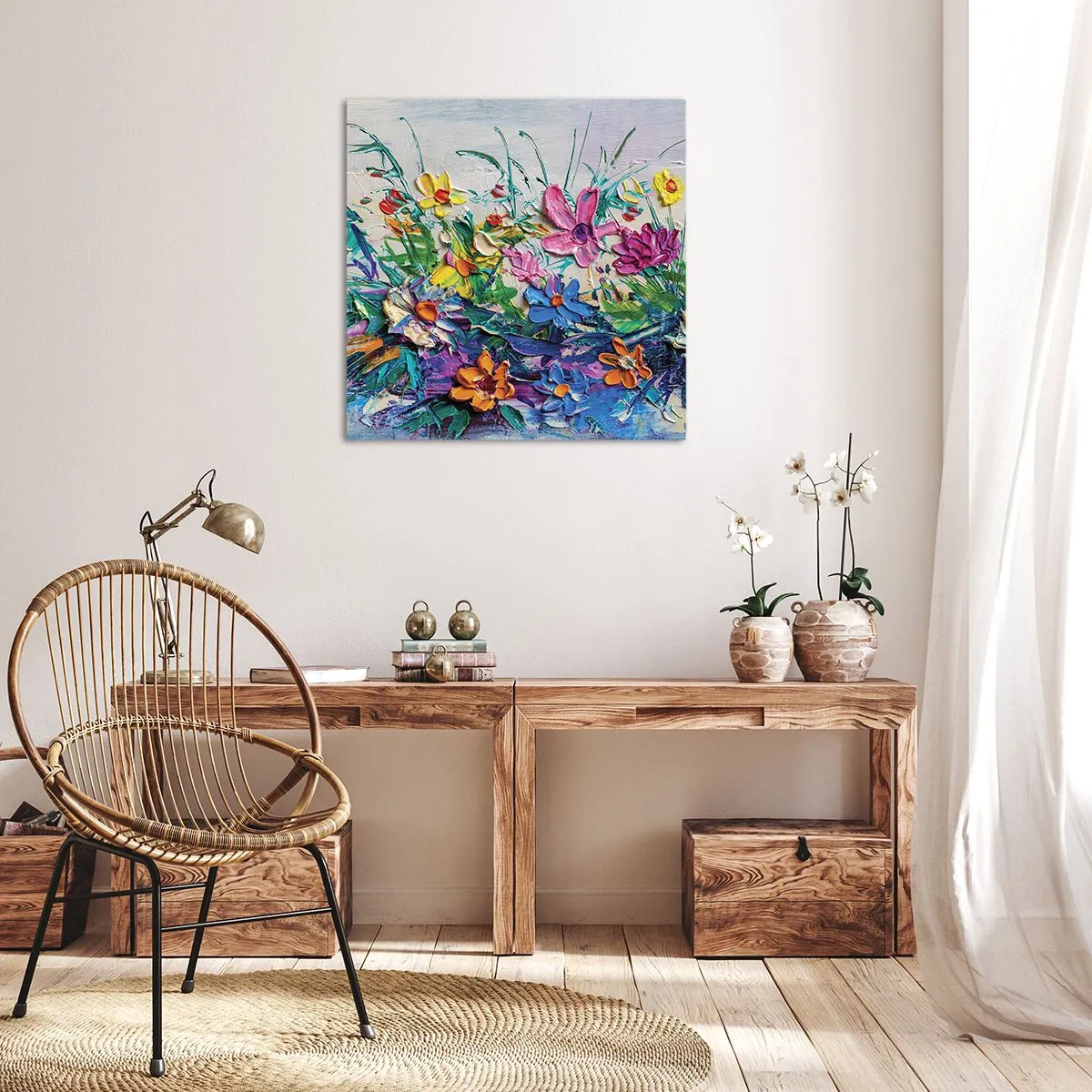 Obraz na plátne - Vôbec nie zátišie - 50x50 cm