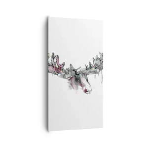 Obraz na plátne - Koruna lesného kráľa - 65x120 cm