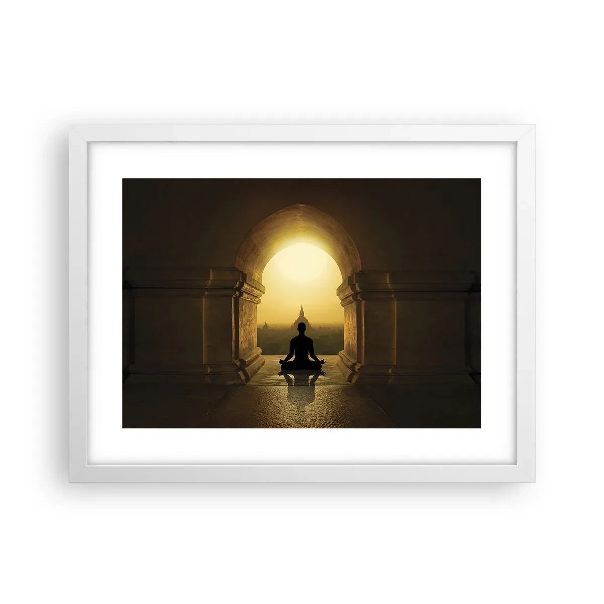 Plagát v bielom ráme - Plná harmónia - 40x30 cm