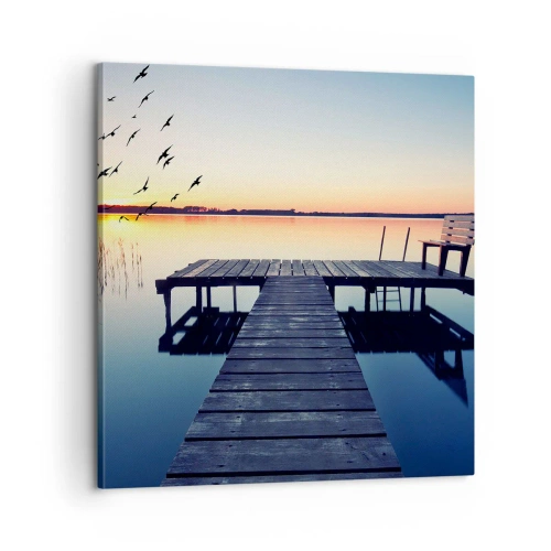 Obraz na plátne - To bol dobrý deň - 60x60 cm