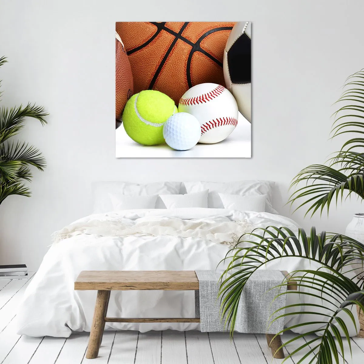 Obraz na plátne - Spája nás futbal! - 60x60 cm