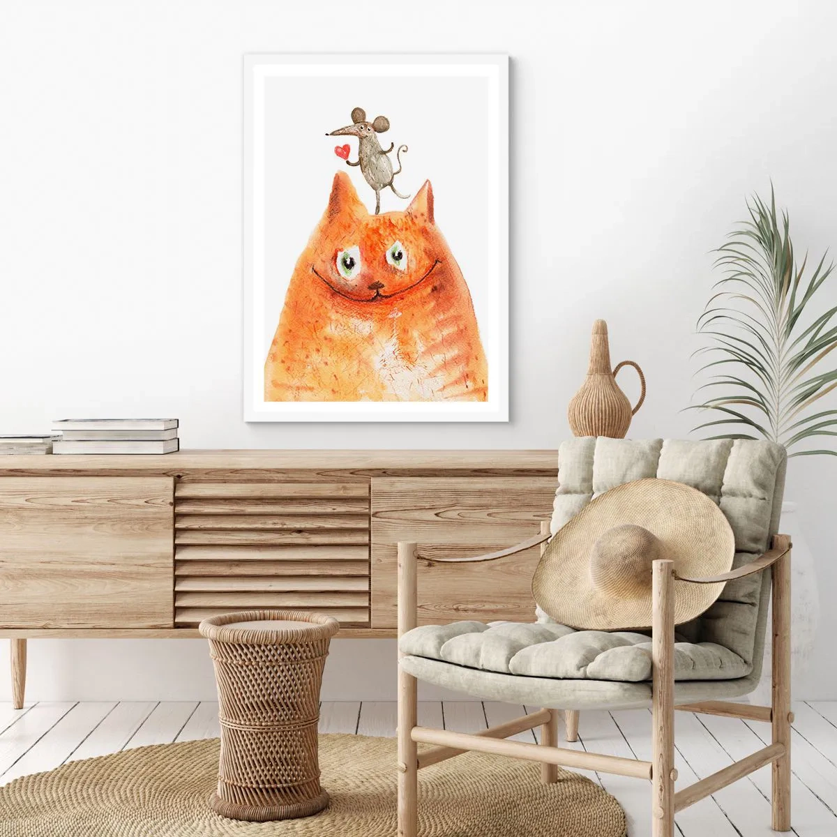 Plagát v bielom ráme - Paradoxy lásky - 70x100 cm