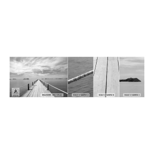 Vzorka Fototapeta Standard Eco - Čo tak cesta… - Krajina, More, Drevený most - 100x30 cm