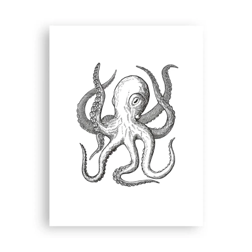 Plagát - Tancujúca s vlnami - 30x40 cm