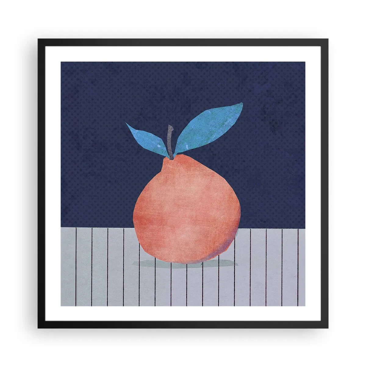 Plagát v čiernom ráme - Konvexita a rovina - 60x60 cm