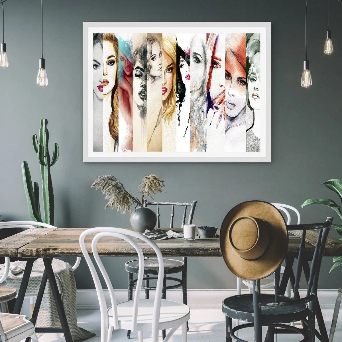 Plagát v bielom ráme - A vždy si to TY - 70x50 cm