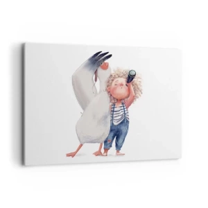 Obraz na plátne - Plán na skvelú cestu - 100x70 cm