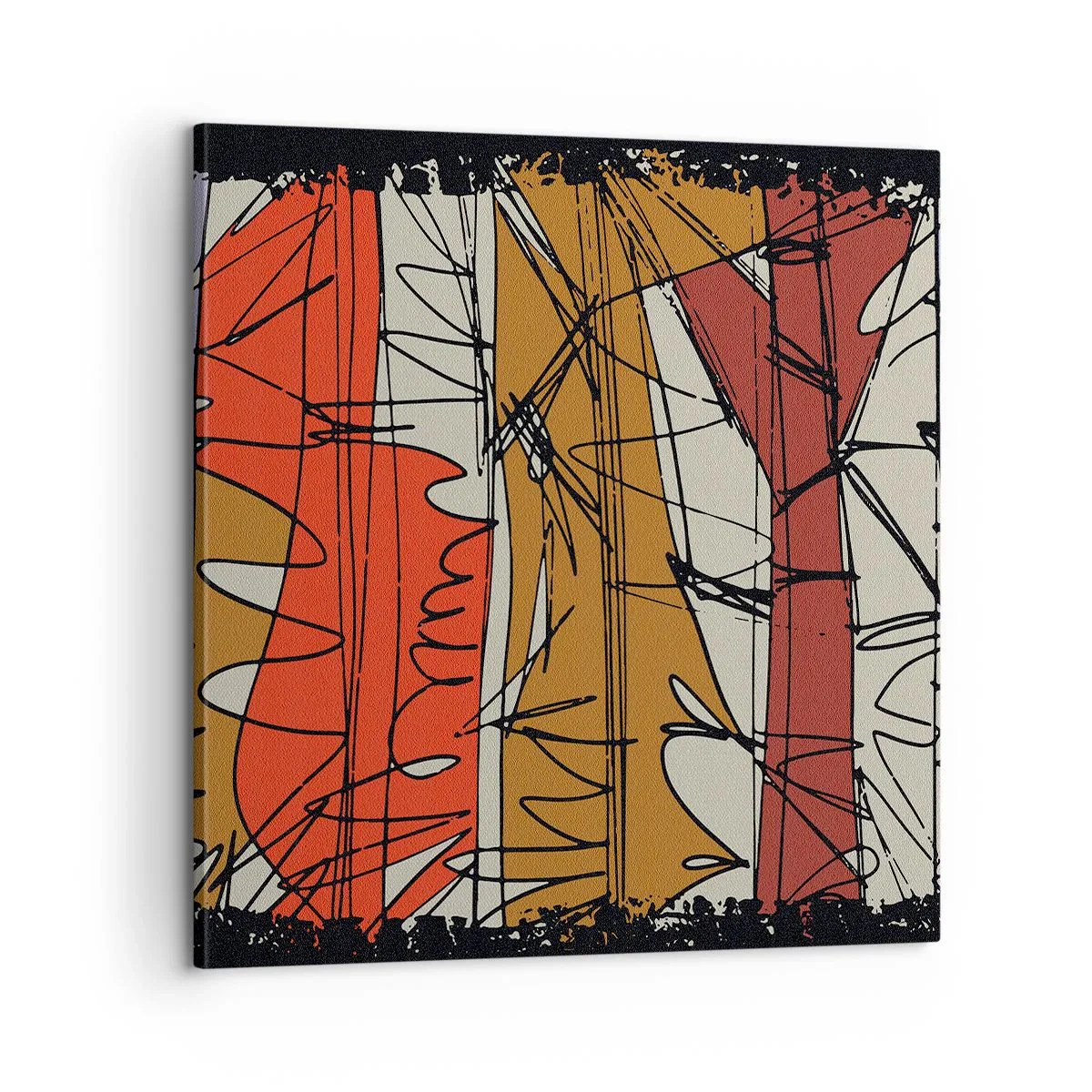 Obraz na plátne - Spontánna kompozícia - 60x60 cm