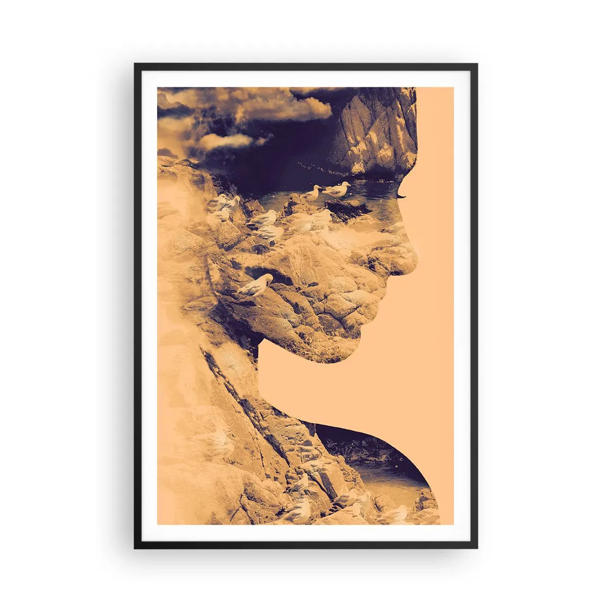 Plagát v čiernom ráme - Krásna od prírody - 70x100 cm