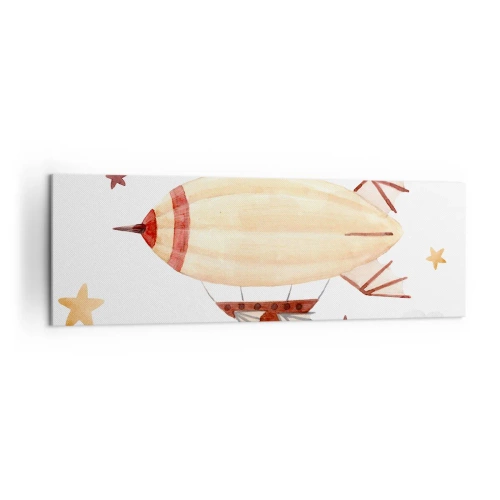 Obraz na plátne - Vzducholoď - 160x50 cm