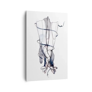 Obraz na plátne - Štúdia o dotyku - 80x120 cm