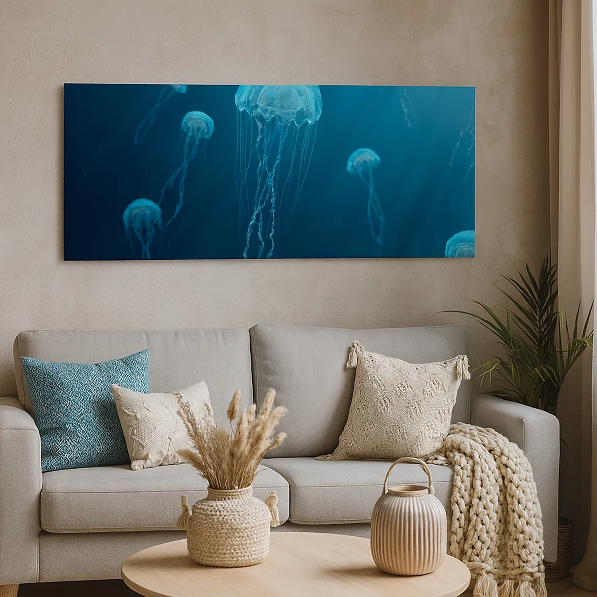 Obraz na plátne - Oceánsky tanec - 30x30 cm