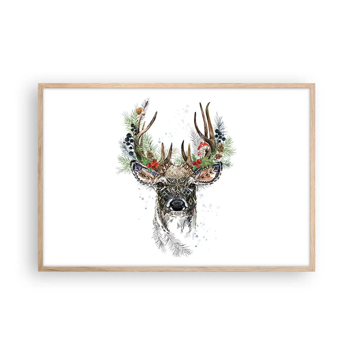 Plagát v ráme zo svetlého duba - V slávnostnom rúchu - 91x61 cm