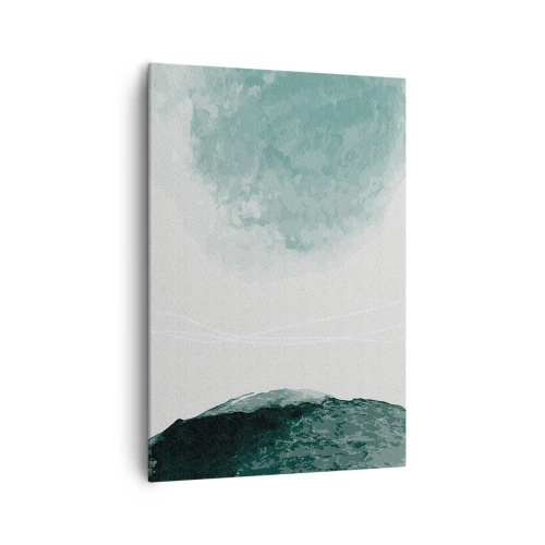 Obraz na plátne - Stretnutie s hmlou - 70x100 cm