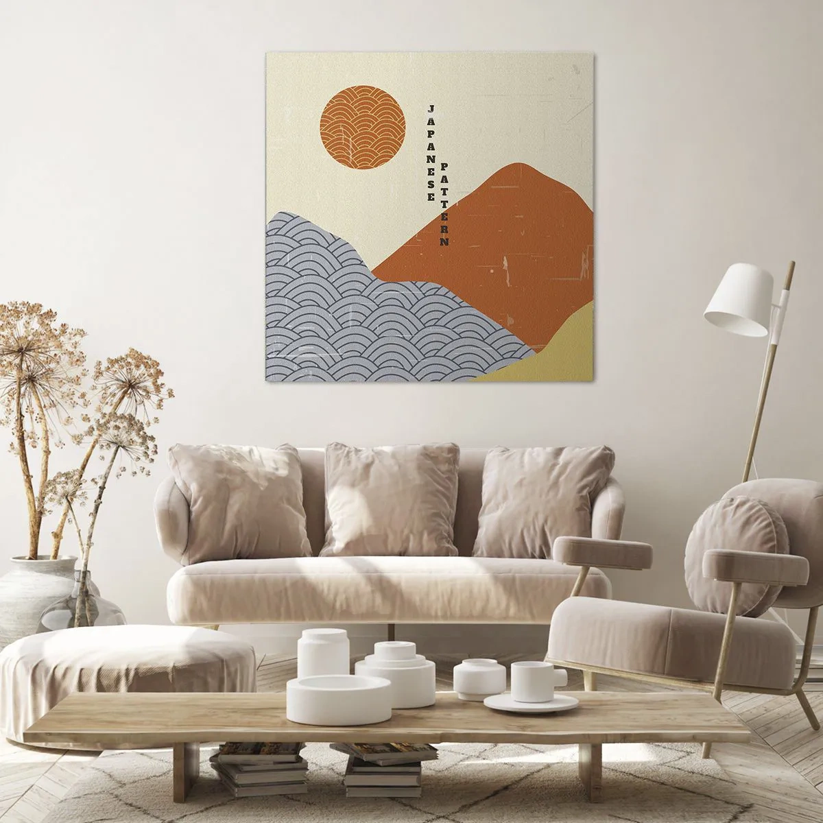 Obraz na plátne - V japonskom duchu - 40x40 cm