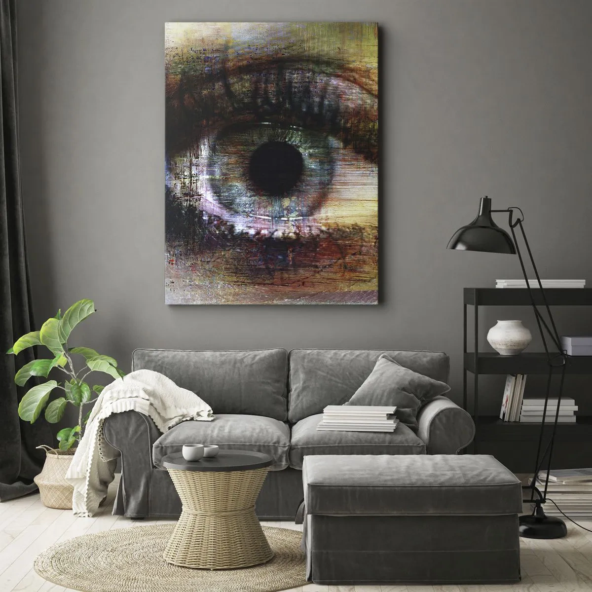 Obraz na plátne - Možno sa pozrieť do duše - 55x100 cm