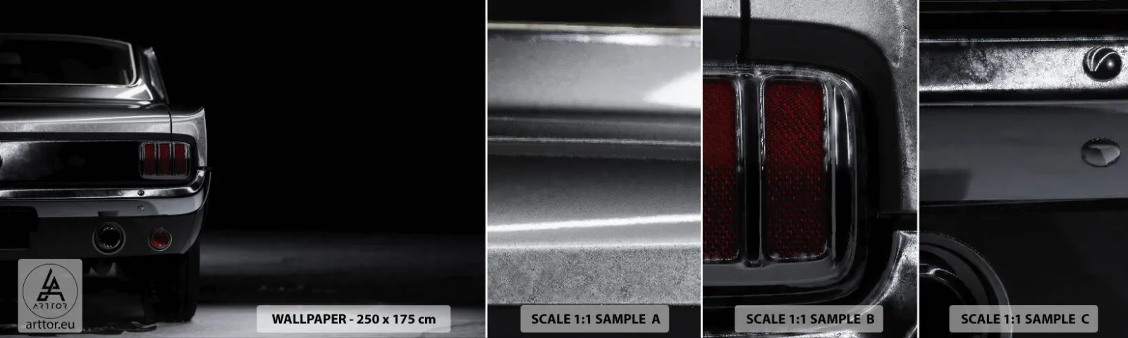 Vzorka Fototapeta Standard Eco - Kúzlo klasiky - Auto, Retro, Auto - 100x30 cm