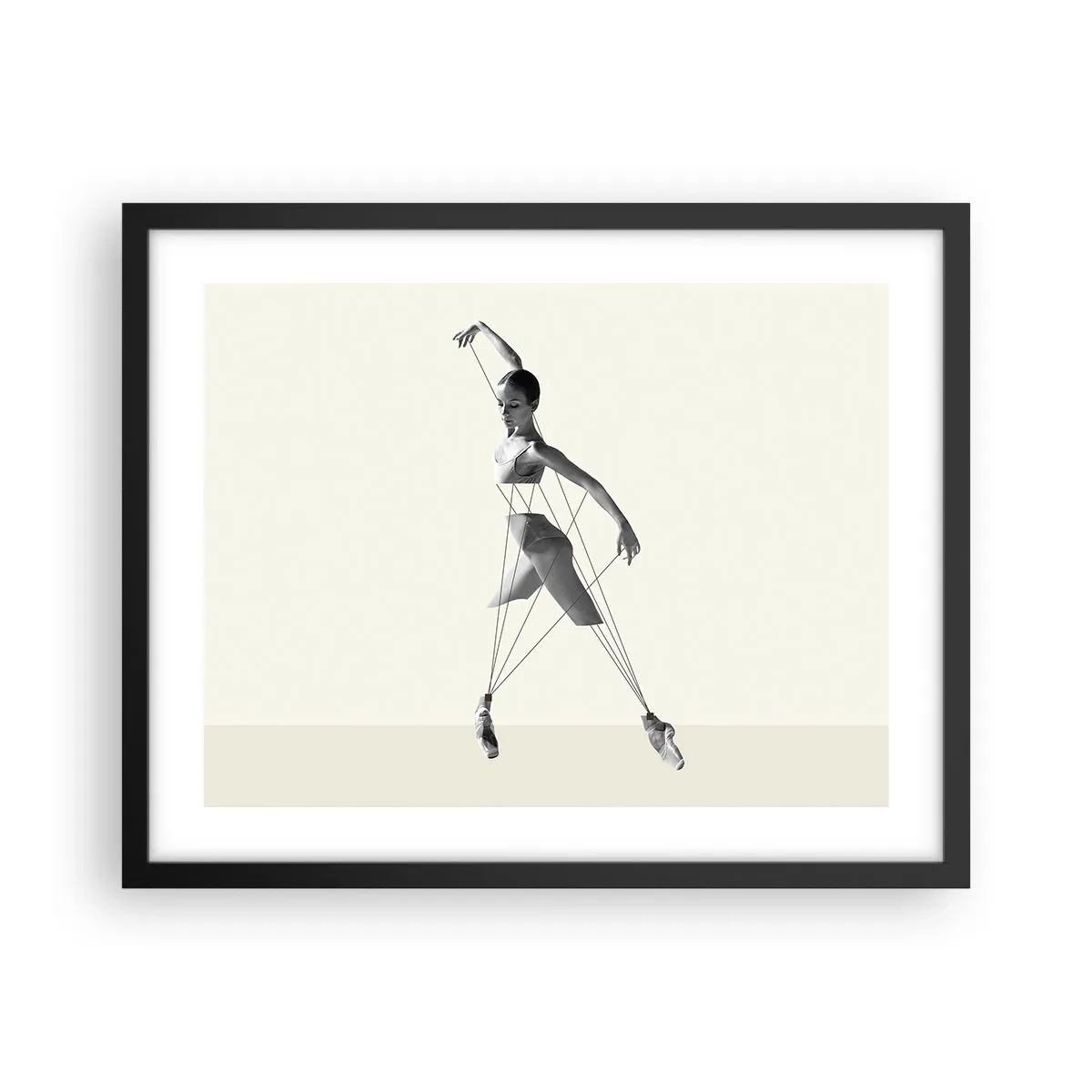 Plagát v čiernom ráme - V divadle sveta - 50x40 cm