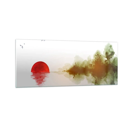 Obraz na skle - Prísľub pokoja - 100x40 cm