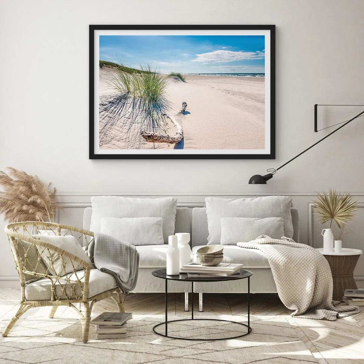Plagát v čiernom ráme - Najkrajšia? Baltská - 100x70 cm
