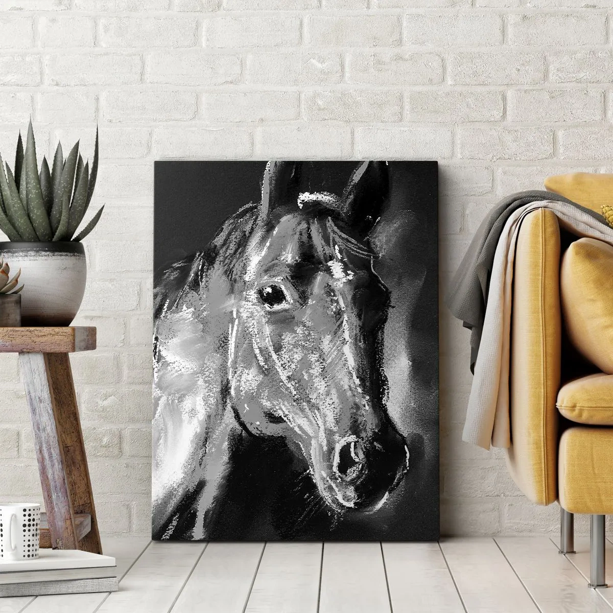 Obraz na plátne - Žiarenie vznešenej duše - 55x100 cm