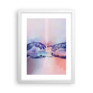 Plagát v bielom ráme - Božská iskra života - 30x40 cm